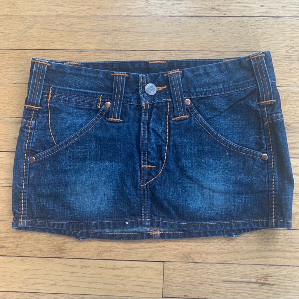 True Religion Mini Denim Skirt